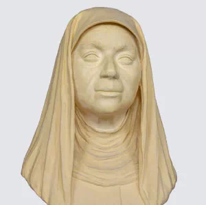 Model 360 zrekonstruowanej głowy św. Jadwigi Śląskiej