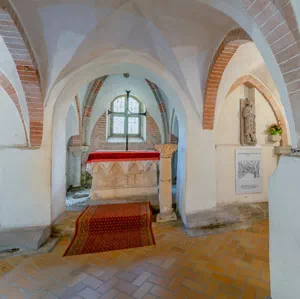 Romańska Krypta św. Bartłomieja w podziemiach bazyliki